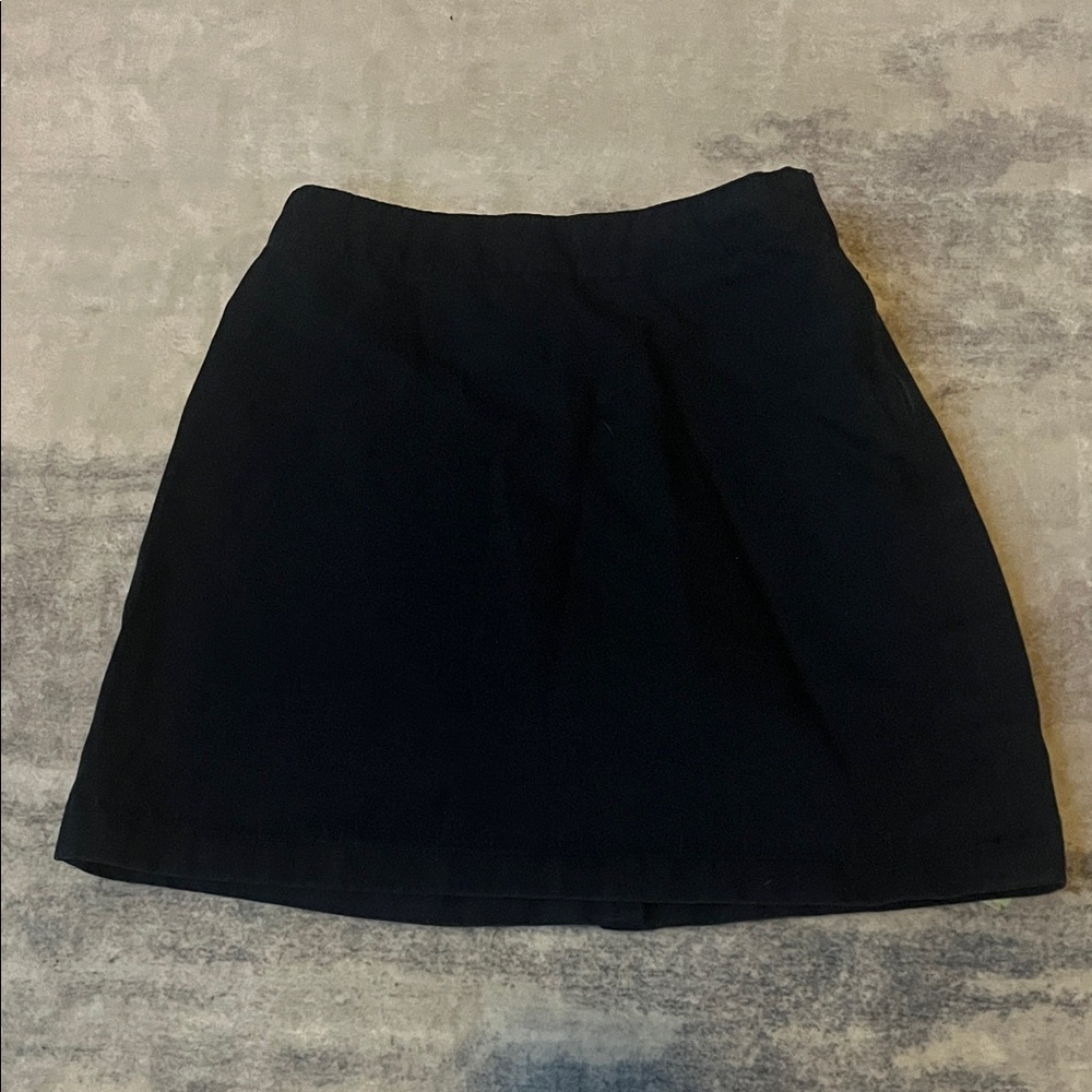 (103)Lands' End Kids Navy Skort